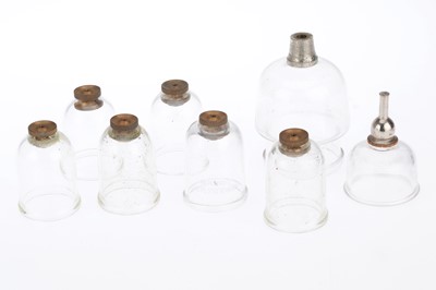 Lot 430 - a Collection of 8 Cupping Glasses