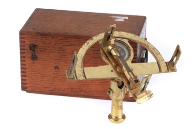 Lot 466 - A Small French Surveyors Graphometer