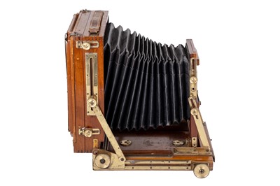 Lot 333 - A Gandolfi 5x7” Mahogany & Brass Camera