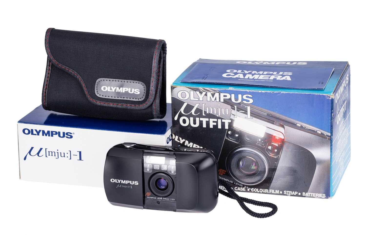 Olympus Stylus MJU online 35mm Compact Camera w/ Bag , Box , Instructions