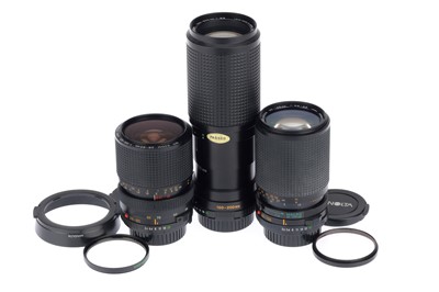 Lot 233 - A Group of Minolta Zoom Lenses