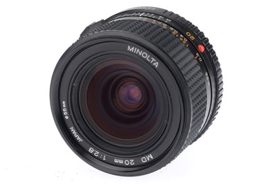 Lot 210 - A Minolta MD f/2.8 20mm lens