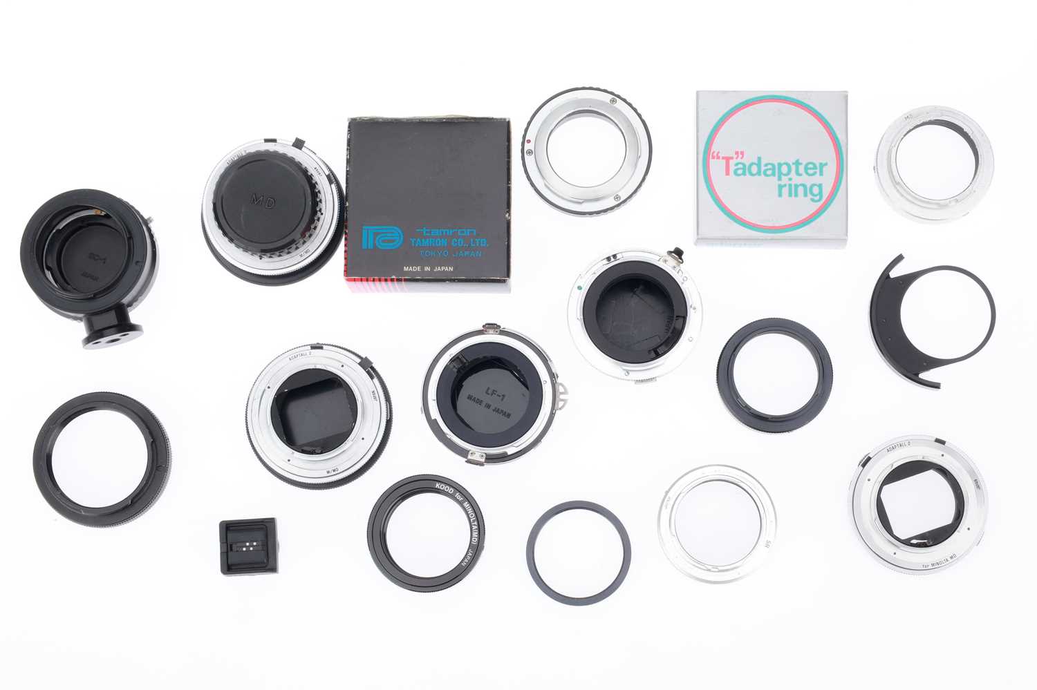 Video Camera Adapter Sizes Lot 380 - A Selection of Camera Adapters,