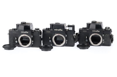 Lot 86 - A Group of Minolta XK 35mm SLR Cameras