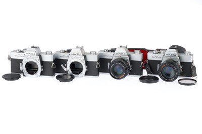 Lot 87 - A Group of Minolta SRT Range Cameras