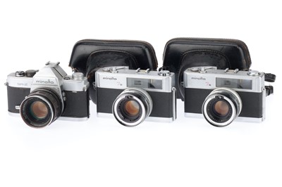 Lot 97 - A Pair of Minolta Hi-Matic 7s Rangefinder Cameras