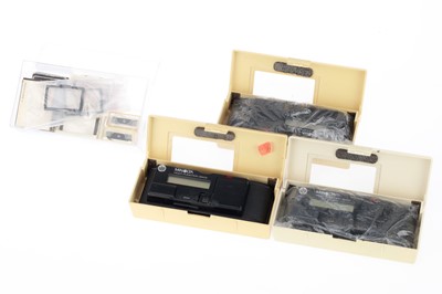 Lot 381 - A Selection of Minolta Multi Function Backs and Focussing Screens