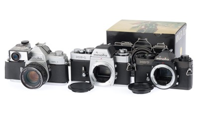 Lot 98 - A Group of Minolta Cameras