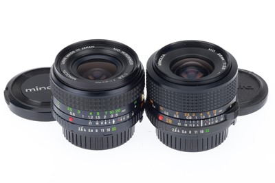 Lot 220 - A Pair of Minolta Prime Lenses