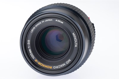 Lot 228 - A Minolta MD Macro Rokkor-X f/3.5 100mm Lens