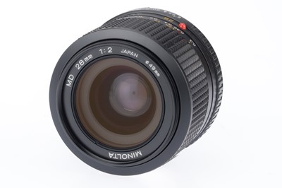 Lot 231 - A Minolta MD f/2 28mm Lens
