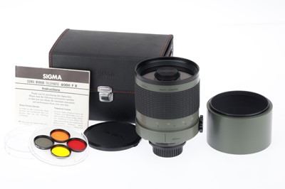 Lot 292 - A Sigma Mirror-Telephoto f/8 600mm Lens