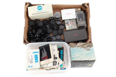 Lot 339 - A Selection of Empty Packaging, Literature, and Lens Caps