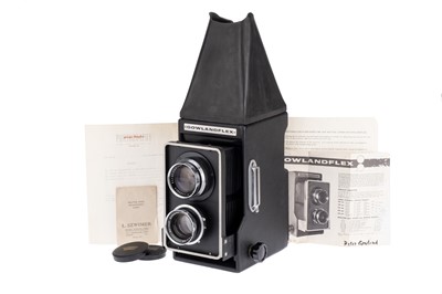 Lot 274 - A Gowland Gowlandflex Twin Lens Reflex 4x5 Large Format Camera