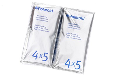 Lot 398 - Two Packs of Polaroid Sheet Film