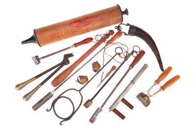 Lot 431 - Large Collection of Early Veterinary Instruments