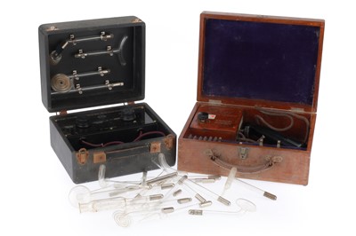 Lot 428 - Violet Ray Tube Machines & Spare Electrodes