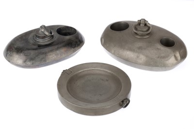 Lot 420 - Pewter Warmers