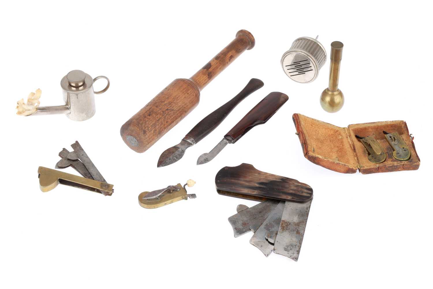 Lot 427 - A Number of Blood Letting Instruments,
