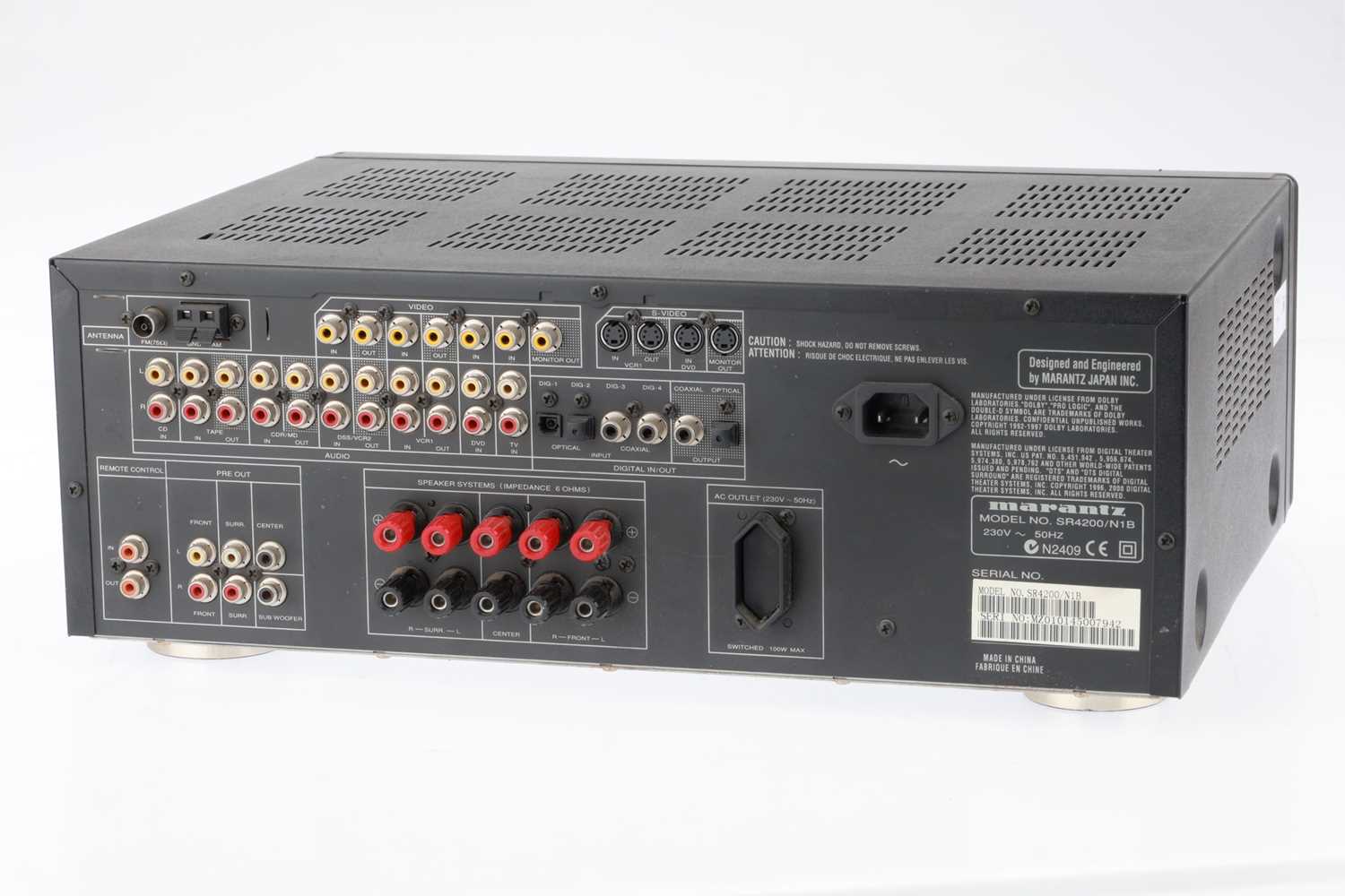 Telecomando Universale IR Per Ricevitore Marantz SR4400 E SR4200 – Nero