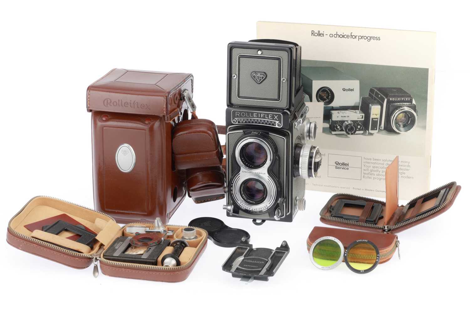 Lot 144 - A Rolleiflex T Medium Format TLR Camera