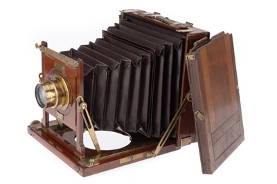 Lot 312 - An English Victorian Full Plate Field Camera