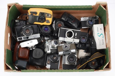 Lot 201 - A Selection of Various Cameras