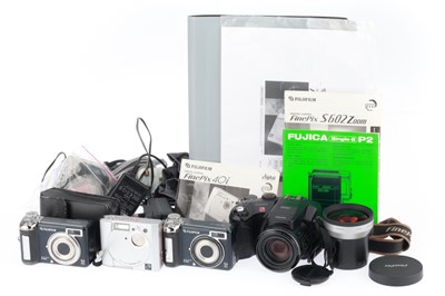 Lot 123 - A Selection of Fujifilm Digital Cameras