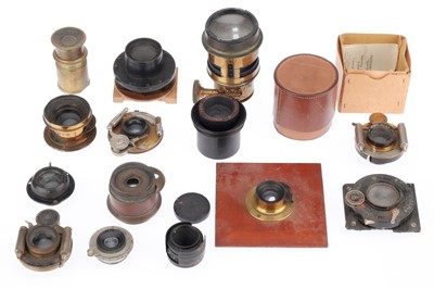 Lot 467 - Collection of Brass Bound Lenses and Others