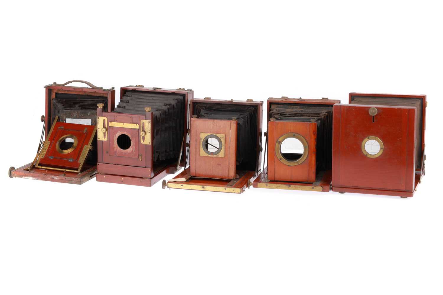 Lot 201 - A Collection of Half-Plate Field Cameras,