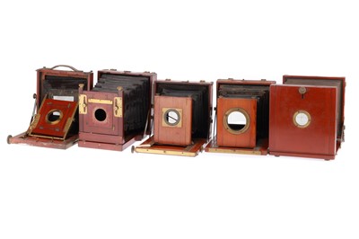 Lot 201 - A Collection of Half-Plate Field Cameras