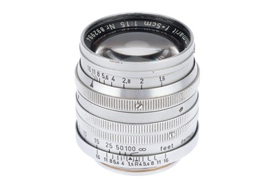 Lot 26A - A Leitz Summarit f/1.5 50mm Lens with Engraving Error