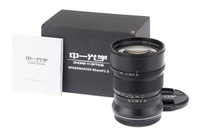 Lot 247E - A Zhong Yi Optics Speedmaster f/1.2 85mm Lens