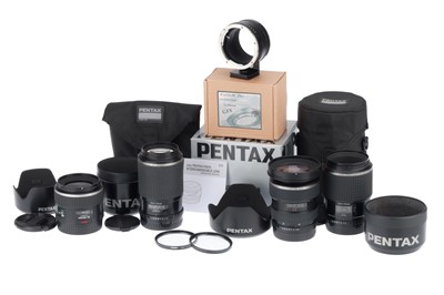 Lot 247F - A Pentax-FA / DFA 645 Lens Set for Fujifilm GFX Cameras