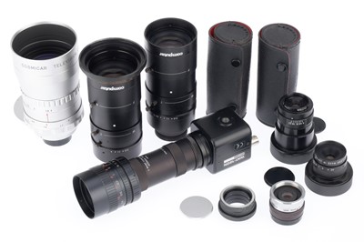 Lot 379 - A Group of TV and Cine Lenses