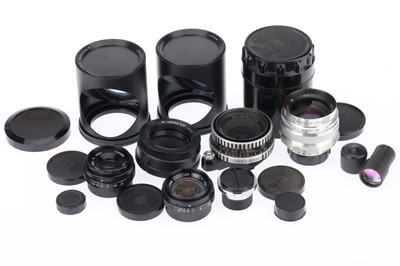 Lot 380 - A Selection of Lenses and Accessories