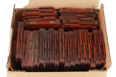 Lot 209 - A Large Selection of Mahogany Film Plate Holders