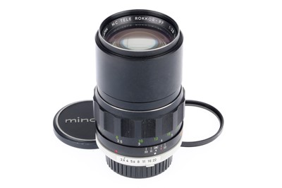 Lot 384 - A Minolta MC Tele-Rokkor-PF f/2.8 135mm Camera Lens