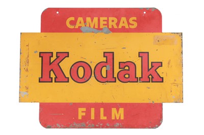 Lot 394 - Two Kodak Cameras Advertising Signs