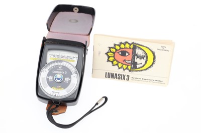 Lot 595 - A Gossen Lunasix 3 CdS Exposure Meter