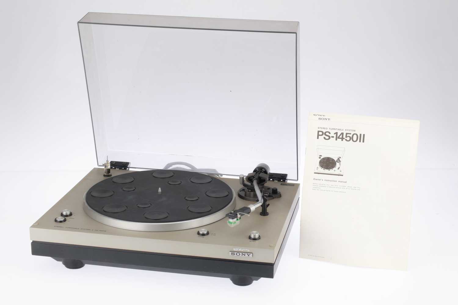 Lot 546 - A Sony PS-1450 II Record Turntable