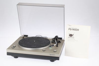 Lot 546 - A Sony PS-1450II Record Turntable