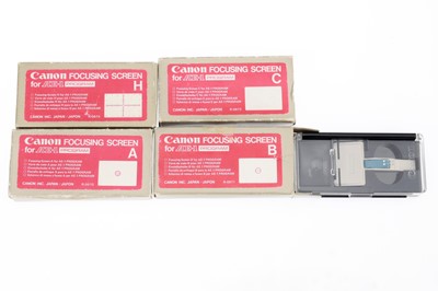 Lot 602 - A Selection of Canon Focussing Screens for AE-1 Program