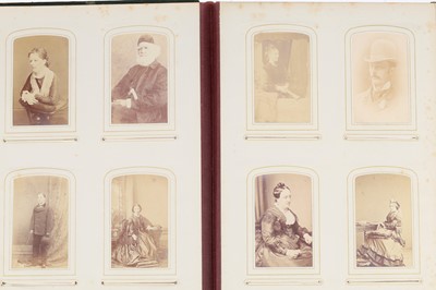 Lot 1016 - 2 Large Carte De Visite Albums