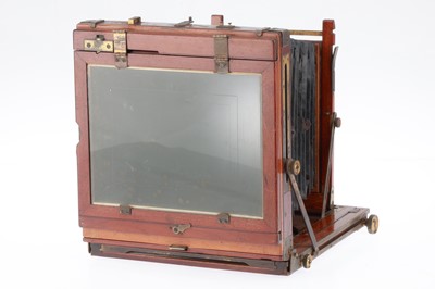 Lot 449 - A Watson Full Plate Mahogany Feild Camera