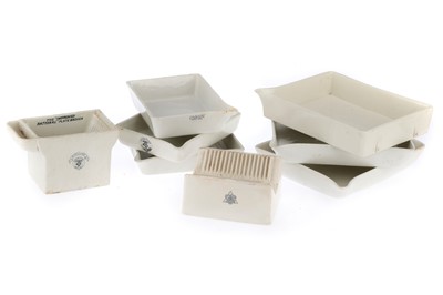 Lot 620 - A Selection of Darkroom Porcelain Trays