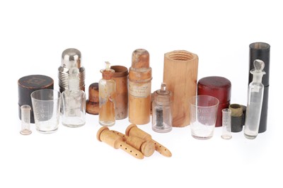 Lot 780 - A Collection of Medical Treen & Bottles