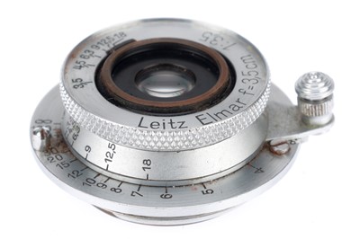 Lot 8 - A Leitz Wetzlar Elmar f/3.5 3.5cm Lens