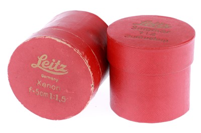 Lot 32 - A Pair of Leitz Wetzlar Lens Boxes