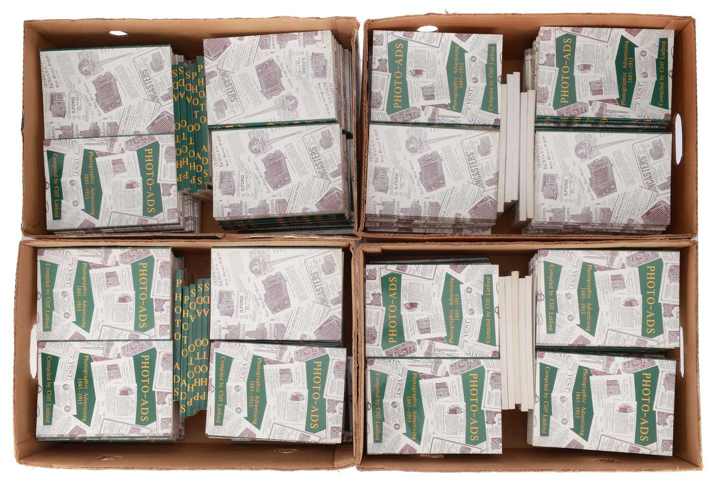 Lot 896 - A Large Quantity of Copies of the Book "Photo-Ads" by Cliff Latford